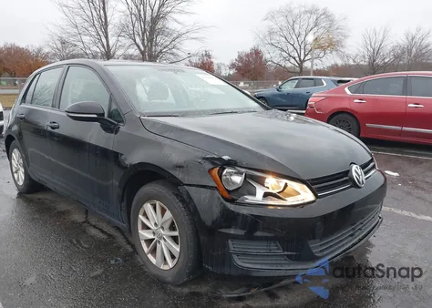 2015 Volkswagen Golf Tsi S 4-Door из США, поврежденный, VIN 3VW217AU3FM011951